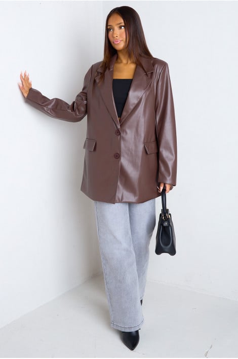 BLAZER MANELIA MARRON